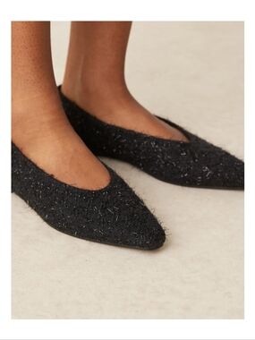 Lambert Tinsel Chisel-Toe Ballet Flat